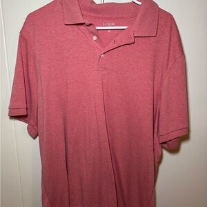 J. Crew Men's Pink Polo Shirt